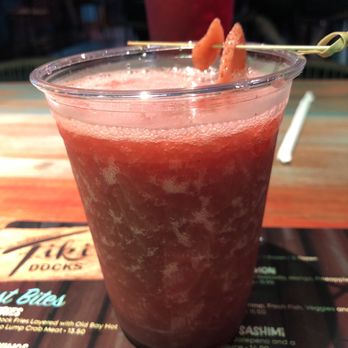 Tiki Docks Riverview - Strawberry Daiquiri - Salad Near Me - Riverview, Florida Tiki Docks Riverview - Strawberry Daiquiri - Salad Near Me - Riverview, Florida