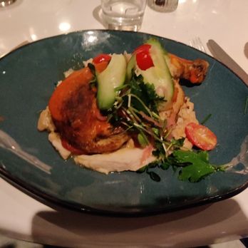District Table and Bar - District chicken with cold mashed potatoes - New American Near Me - Stuart, Florida District Table and Bar - District chicken with cold mashed potatoes - New American Near Me - Stuart, Florida