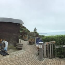 Moeraki Boulders Cafe - A café and a gift shop above the beach. Jan 2015.