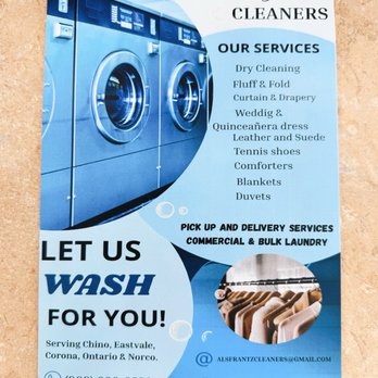 Frantz Cleaners - Dry Cleaning Near Me - Chino, California Frantz Cleaners - Dry Cleaning Near Me - Chino, California