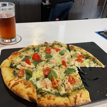 Fire Artisan Pizza - Pesto pizza! - Pizza Near Me - Great Falls, Montana
