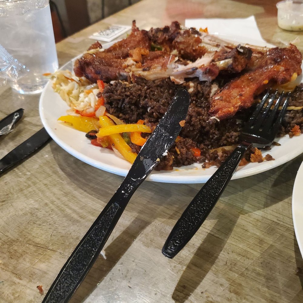 Spice House Lithonia - Turkey wings on black rice. It was a little dry. - Caribbean Near Me - Lithonia, Georgia Spice House Lithonia - Turkey wings on black rice. It was a little dry. - Caribbean Near Me - Lithonia, Georgia