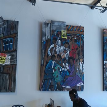Enderly Coffee Co. - Beautiful art on the walls, music on the speakers, and a coffee in hand. I feel very full being here. Good vibes. - Coffee & Tea Near Me - Charlotte, North Carolina Enderly Coffee Co. - Beautiful art on the walls, music on the speakers, and a coffee in hand. I feel very full being here. Good vibes. - Coffee & Tea Near Me - Charlotte, North Carolina