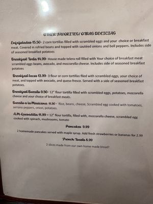 Menu photo 6 Glorias Bakery Flagstaff, AZ
