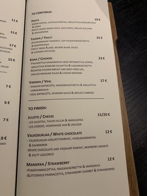 Menu photo 5 Gastrobar EMO Helsinki, 18