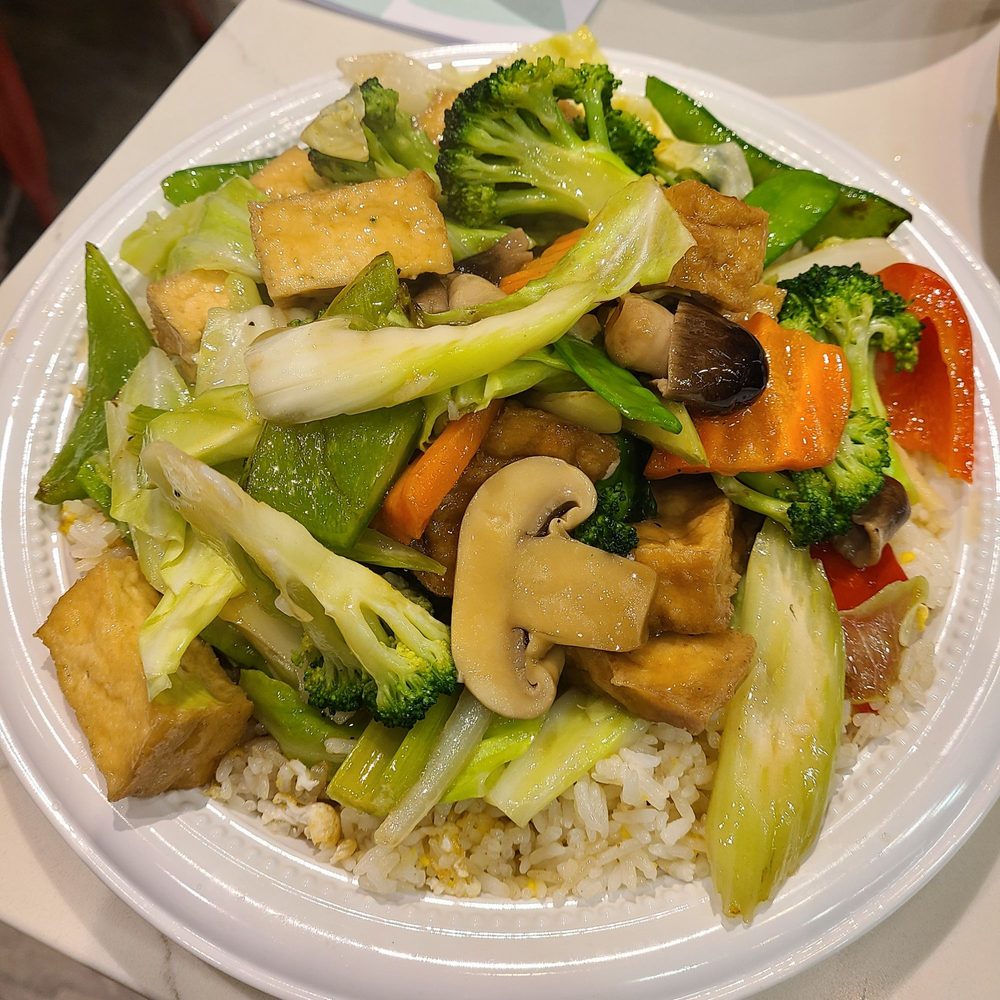Pho Viet's - Rau Cải Xào Cơm (Vegetable & Tofu Egg Fried Rice) - Vietnamese Near Me - Boston, Massachusetts Pho Viet's - Rau Cải Xào Cơm (Vegetable & Tofu Egg Fried Rice) - Vietnamese Near Me - Boston, Massachusetts
