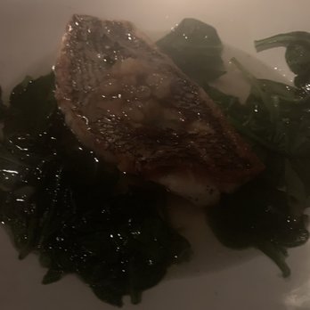 ABC Kitchen - Black Sea Bass with Chilies and Herbs , Spinach and Basil - Breakfast & Brunch Near Me - New York, New York
