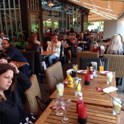 TGI Fridays - On the patio enjoying a Erikburg beer.