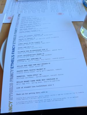 Menu photo 1 Ethel's Fancy Palo Alto, CA Menu photo 1 Ethel's Fancy Palo Alto, CA
