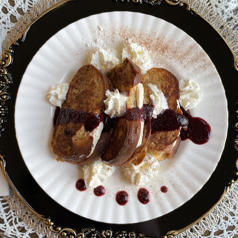 Benjamin Young Inn - They made cream cheese stuffed toast for a different breakfast! Soooooo good! - Bed & Breakfast Near Me - Astoria, Oregon Benjamin Young Inn - They made cream cheese stuffed toast for a different breakfast! Soooooo good! - Bed & Breakfast Near Me - Astoria, Oregon
