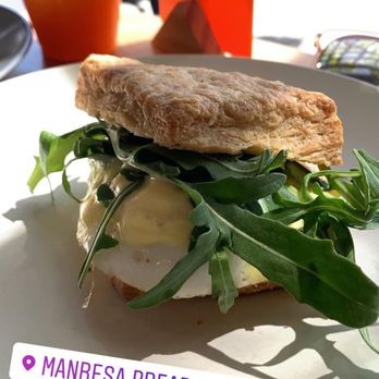 Manresa Bread  - Croissantwich with biscuit - Breakfast & Brunch Near Me - Campbell, California