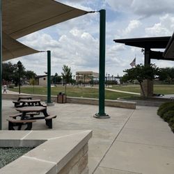 Heritage Square city park - Covered picnic table/lunch area