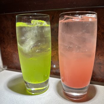 Anjin - Green Apple and Peach Shochu Cocktails - Japanese Near Me - Costa Mesa, California Anjin - Green Apple and Peach Shochu Cocktails - Japanese Near Me - Costa Mesa, California