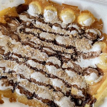 Bobar - S'mores bubble waffle - Bubble Tea Near Me - Elk Grove Village, Illinois