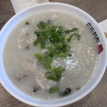 Millstone Rice Rolls - Preserved duck egg minced pork congee - Chinese Near Me - Aurora, Ontario Millstone Rice Rolls - Preserved duck egg minced pork congee - Chinese Near Me - Aurora, Ontario