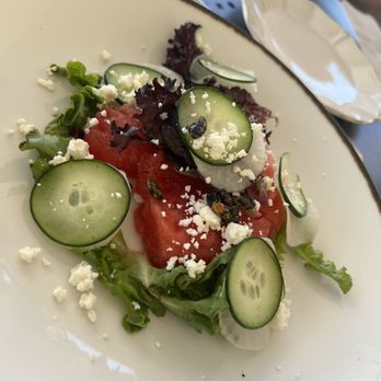 Siren Song Winery - Mouthwatering watermelon salad - Wineries Near Me - Chelan, Washington Siren Song Winery - Mouthwatering watermelon salad - Wineries Near Me - Chelan, Washington