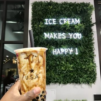 Devil & Angel Desserts - Black Sugar Fresh Milk Tea - Good but super sweet! - Bubble Tea Near Me - Concord, California Devil & Angel Desserts - Black Sugar Fresh Milk Tea - Good but super sweet! - Bubble Tea Near Me - Concord, California