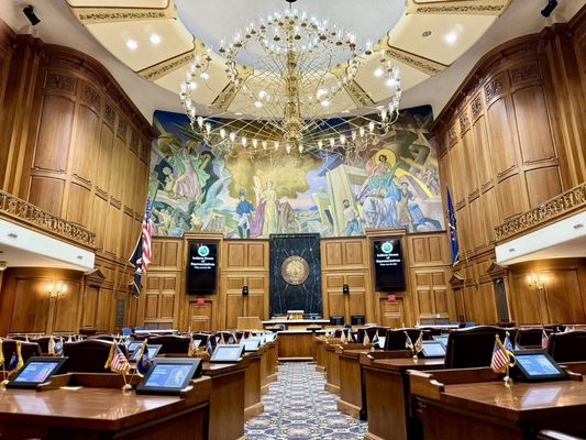 Indiana Statehouse by null