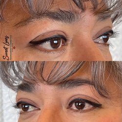 Sweet Lines Permanent Cosmetics - Bold and beautiful upper eyeliner, adds definition and she wakes up with eyeliner that does not smudge !!!