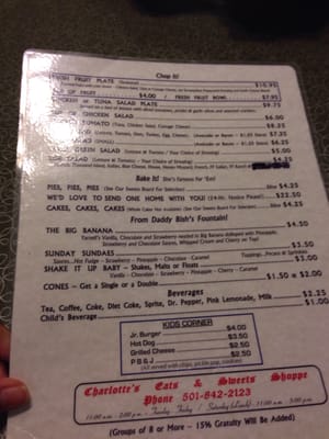 Menu photo 6 Charlotte's Eats & Sweets Keo, AR