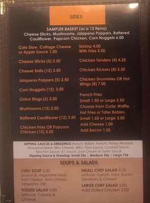 Menu photo 5 Steve’s Village Inn Kingston, OH