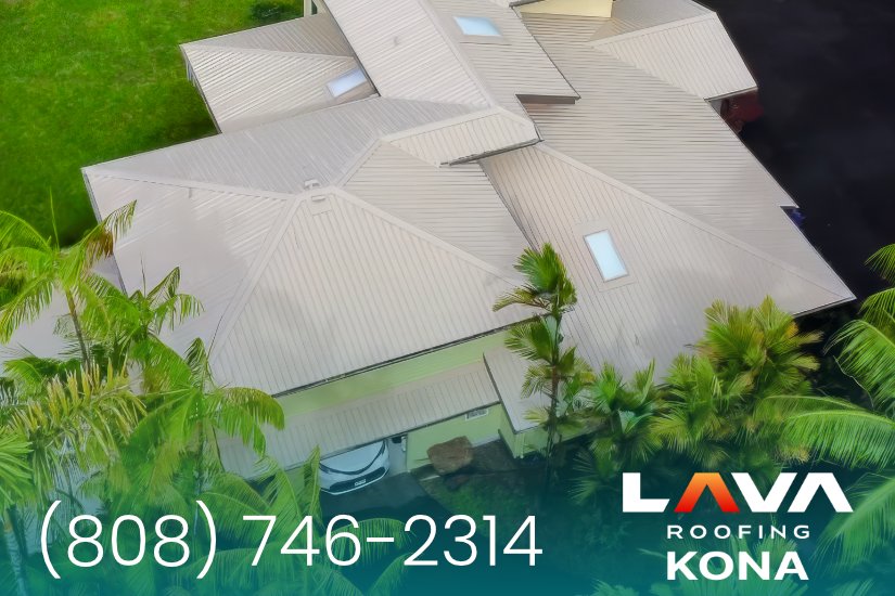 Slide of Lava Roofing Kona