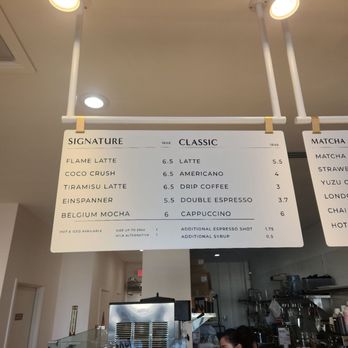 The Moon Coffee - Menu 12/1/2024 - Bubble Tea Near Me - Costa Mesa, California