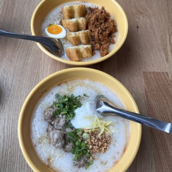 Cozy Congee - thai pork jok and chinese pork threads and donut - Chinese Near Me - Portland, Oregon Cozy Congee - thai pork jok and chinese pork threads and donut - Chinese Near Me - Portland, Oregon