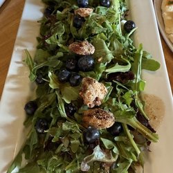 Woodfire Pizza & Pasta - Salad of the day (arugula, blueberries, toasted pecans)