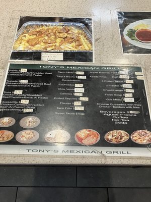 Menu photo 2 Tony’s Mexican Grill Riverside, CA Menu photo 2 Tony’s Mexican Grill Riverside, CA
