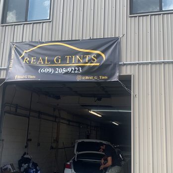 Real G Tints - Logo and phone number - Car Window Tinting Near Me - Trenton, New Jersey