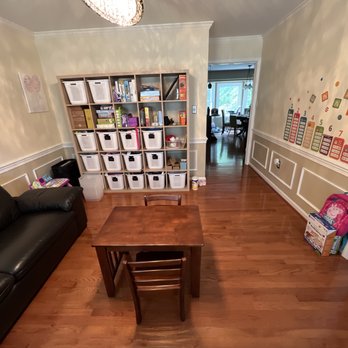 Organize With Rebecca - Re-purpose dining room into playroom. Because nobody uses a dining room anyways. - Home Organization Near Me Organize With Rebecca - Re-purpose dining room into playroom. Because nobody uses a dining room anyways. - Home Organization Near Me