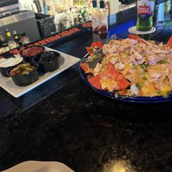 Stubby's Bar And Grille - 1/2 chicken Triple Decker Nachos