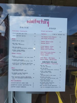 Menu photo 1 Minifactory Bristol, VT
