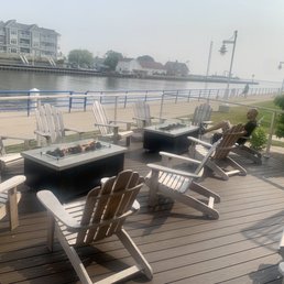 Riverside tables (with fireplaces)