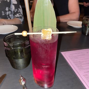 Amelia's 1931 - Specialty cocktail-Dr. Beet. - Cuban Near Me - Miami, Florida