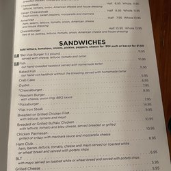 Bel-Vue Inn - 9/22/2024 Menu
