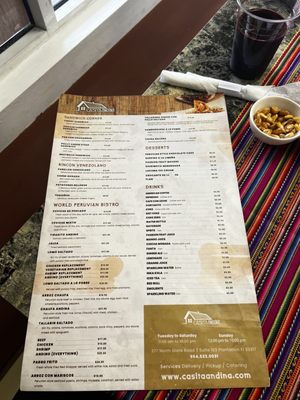 Menu photo 2 Casita Andina Plantation, FL Menu photo 2 Casita Andina Plantation, FL