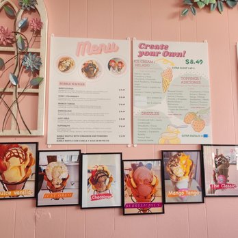 Bubble Waffle Cafe - Menu - Waffles Near Me - Central Falls, Rhode Island