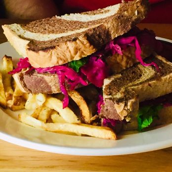 Trappeze Pub - Yummy veggie sandwich on marble rye. - Bars Near Me - Athens, Georgia Trappeze Pub - Yummy veggie sandwich on marble rye. - Bars Near Me - Athens, Georgia