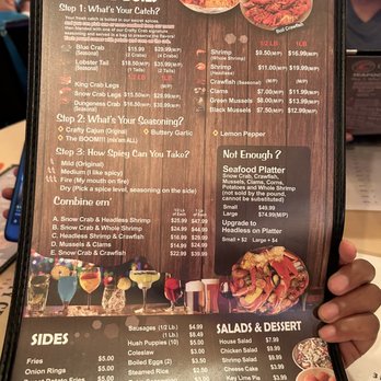Crafty Crab - Menu - Seafood Near Me - Houston, Texas