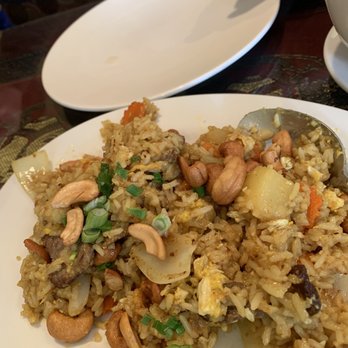 Tum Nak Thai - Pineapple Fried Rice beef - Thai Near Me - Mesa, Arizona Tum Nak Thai - Pineapple Fried Rice beef - Thai Near Me - Mesa, Arizona
