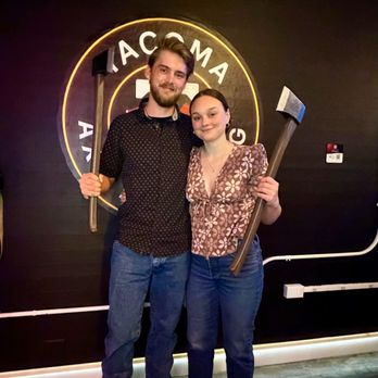Tacoma Axe Throwing - Throwing Axes is better with your partner! - Axe Throwing Near Me - Tacoma, Washington Tacoma Axe Throwing - Throwing Axes is better with your partner! - Axe Throwing Near Me - Tacoma, Washington