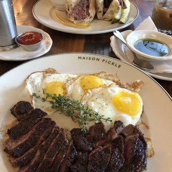 Maison Pickle - Steak And Eggs - Cocktail Bars Near Me - New York, New York Maison Pickle - Steak And Eggs - Cocktail Bars Near Me - New York, New York