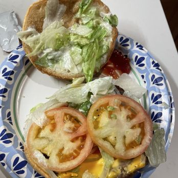 Burger King - green tomatoes - garbage whopper - love - Fast Food Near Me - San Mateo, California