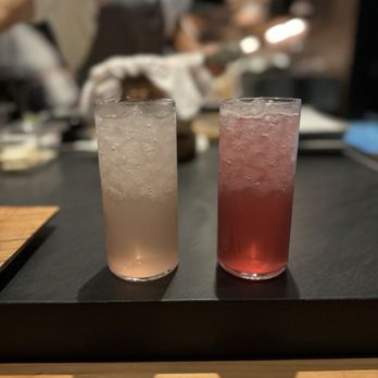 Robin Menlo Park - Blood orange, Wakayama lemon, whisky and Monnenpop Kumquat, grapefruit, vodka | IG: xstina.eats - Japanese Near Me - Menlo Park, California Robin Menlo Park - Blood orange, Wakayama lemon, whisky and Monnenpop Kumquat, grapefruit, vodka | IG: xstina.eats - Japanese Near Me - Menlo Park, California