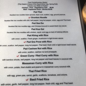 Proud Thai Cookery - Menu - Thai Near Me - Berkeley Heights, New Jersey