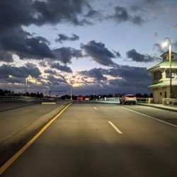 Linton Boulevard Bridge - Eastbound on the Linton Boulevard Bridge at 6:20 am
