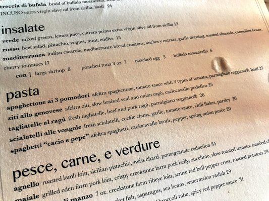 Menu photo 8 Osteria della Pace New York, NY Menu photo 8 Osteria della Pace New York, NY