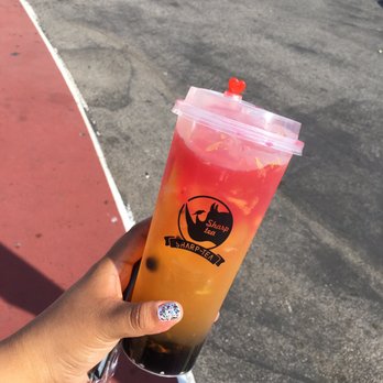 Sharp Tea - Large Unique Fruit Tea w/boba ~ $8 - Bubble Tea Near Me - Los Angeles, California
